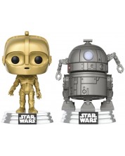 Σετ φιγούρες Funko POP! Movies: Star Wars - C-3P0 & R2-D2 (Concept Series) (Exclusive at Disney)