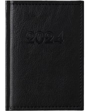 Δερμάτινο σημειωματάριο τσέπης Casanova - Μαύρο, 2024