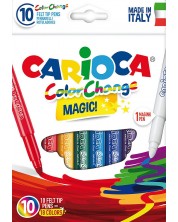 Σετ μαρκαδόροι Carioca Magic - 9 χρώματα + 1 που σβήνει