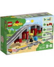 Κατασκευαστής Lego Duplo - Γέφυρα και ράγες για τρένο (10872) -1
