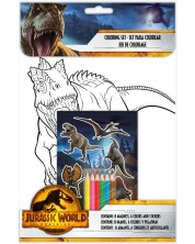 Σετ χρωματισμού Kids Licensing - Jurassic World -1