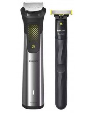 Σετ τρίμερ Philips - 15 in 1 και  OneBlade MG9552/15, μαύρο