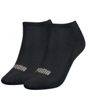 Σετ γυναικείες κάλτσες Puma - Sneaker, 2 ζευγάρια, μαύρες