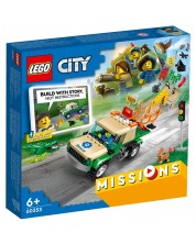 Κατασκευή Lego City - Αποστολές διάσωσης άγριας ζωής (60353)