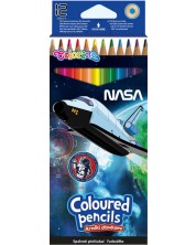 Σετ χρωματιστά μολύβια Colorino - Nasa, 12 χρωμάτων -1