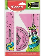 Σετ σχεδίασης Maped Twist'n Flex - Ροζ