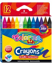 Σετ παιδικές κηρομπογιές Colorino - 12 χρώματα