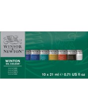 Σετ λαδομπογιών Winsor &Newton Winton - 10 χρώματα, 21 ml