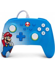 Χειριστήριο PowerA - Enhanced, ενσύρματο, για Nintendo Switch, Mario Pop Art -1