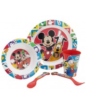 Σετ φαγητού  Stor - Micro, Mickey Mouse Better Together, 5 τεμαχίων  -1