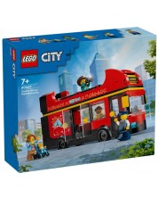 Κατασκευαστής LEGO City - Κόκκινο διώροφο τουριστικό λεωφορείο (60407)