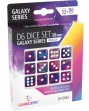 Σετ ζάρια Gamegenic: Galaxy Series - Nebula, 12 τεμάχια