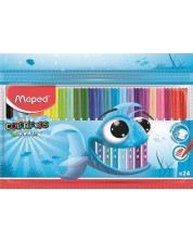 Σετ μαρκαδόροι Maped Color Peps - Ocean, 24 χρώματα