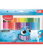 Σετ μαρκαδόρων Maped Color Peps - Ocean, 48 χρώματα