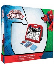 Σετ ζωγραφικής IMC Toys - Spider-Man, με πίνακα -1