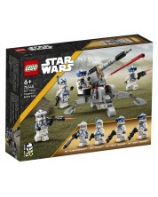Κατασκευαστής LEGO Star Wars - Πακέτο μάχης 501 Clone Stormtrooper (75345)