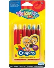 Σετ κηρομπογιές προσώπου Colorino Kids -6 χρώματα