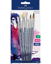 Σετ πινέλων ζωγραφικής Faber-Castell - 6 τεμάχια -1