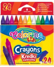 Σετ κηρομπογιές  Colorino Kids - 24 χρώματα -1