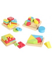 Σετ ξύλινα παιχνίδια Acool Toy - 4 είδη