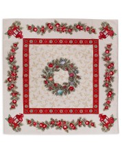 Πετσετάκι Rakla - Christmas wreath, 100 х 100 cm -1