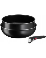 Σετ ςok τηγάνι με κατσαρόλα Tefal - Easy Cook & Clean, 3 τεμ.