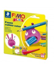 Σετ από πολυμερικό πηλό  Staedtler Fimo Kids - Gummy Eater -1