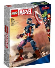 Κατασκευαστής LEGO Marvel Super Heroes - Φιγούρα για κατασκευή του Captain America (76258)