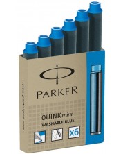 Σετ ανταλλακτικά   Parker - Z11- πέννας ,6 τεμάχια, μπλε -1