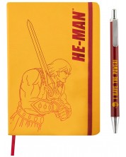 Σετ σημειωματάριο με στυλό Cinereplicas Retro Toys: MOTU - He-Man
