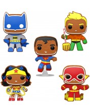 Σετ φιγούρες Funko POP! DC Comics: DC Super Heroes - Gingerbread Heroes (Special Edition) -1