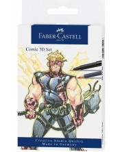 Σετ για κόμικ Faber-Castell Pitt Artist - Comic 3D, 11 τεμάχια