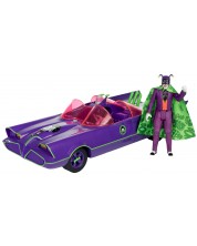 Σετ φιγούρες  δράσης McFarlane DC Comics: Batman - Batmobile with Joker (Batman '66) (Gold Label) -1