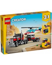 Κατασκευαστής LEGO Creator 3 σε 1 - Φορτηγό με ελικόπτερο(31146)