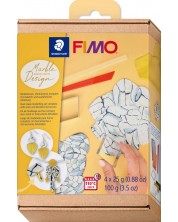 Σετ  Πηλός Staedtler Fimo Soft - Marble Design, 4 х 25 g