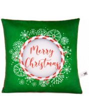 Χριστουγεννιάτικο μαξιλάρι  Amek Toys  - Merry Christmas, πράσινο -1