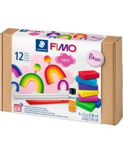 Σετ  Πηλός Staedtler Fimo Soft - Basic, 12 части