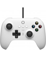 Χειριστήριο 8BitDo - Ultimate Wired, για Nintendo Switch/PC, White