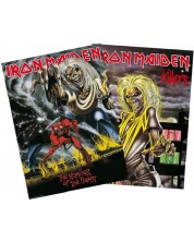 Σετ μίνι Αφίσες GB eye Music: Iron Maiden - Killers & The Number of The Beast 