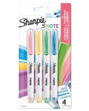 Σετ μόνιμων μαρκαδόρων  Sharpie - S-Note, 4 χρώματα -1