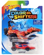 Αυτοκίνητο που αλλάζει χρώμα Hot Wheels Colour Shifters - Scorpedo, 1:64 -1