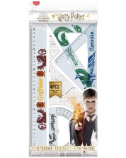Σετ σχεδίασης Maped Harry Potter - 4 κομμάτια, με χάρακα 30 εκ -1