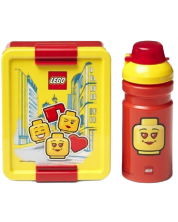 Σετ μπουκαλιών και κουτιών φαγητού Lego - Iconic Classic, Κόκκινο, Κίτρινο