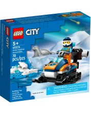 Κατασκευαστής LEGO City - Snowmobile, Arctic Explorer (60376) -1