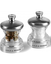 Σετ μύλους αλατιού και πιπεριού  Cole & Mason - Button, 6.5 cm -1