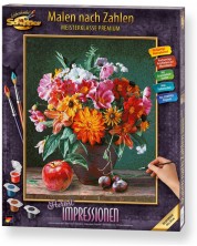 Σετ ζωγραφικής με αριθμούς Schipper - Φθινοπωρινά λουλούδια -1