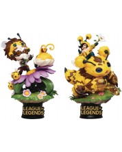 Σετ αγαλματίδια Beast Kingdom Games: League of Legends - Nunu & Beelump & Heimerstinger, 16 cm
