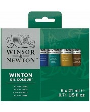 Σετ λαδομπογιών  Winsor &Newton Winton - 6 χρώματα, 21 ml