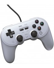 Χειριστήριο 8BitDo - Pro2, ενσύρματο (Grey Edition)	