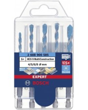 Σετ τρυπανιού Bosch - Expert, HEX-9 Multi Construction, 5 εξαρτήματα -1